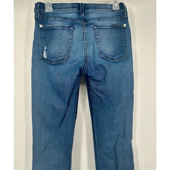7 for all mankind Midrise modern straight jeans - Picture 6 of 9